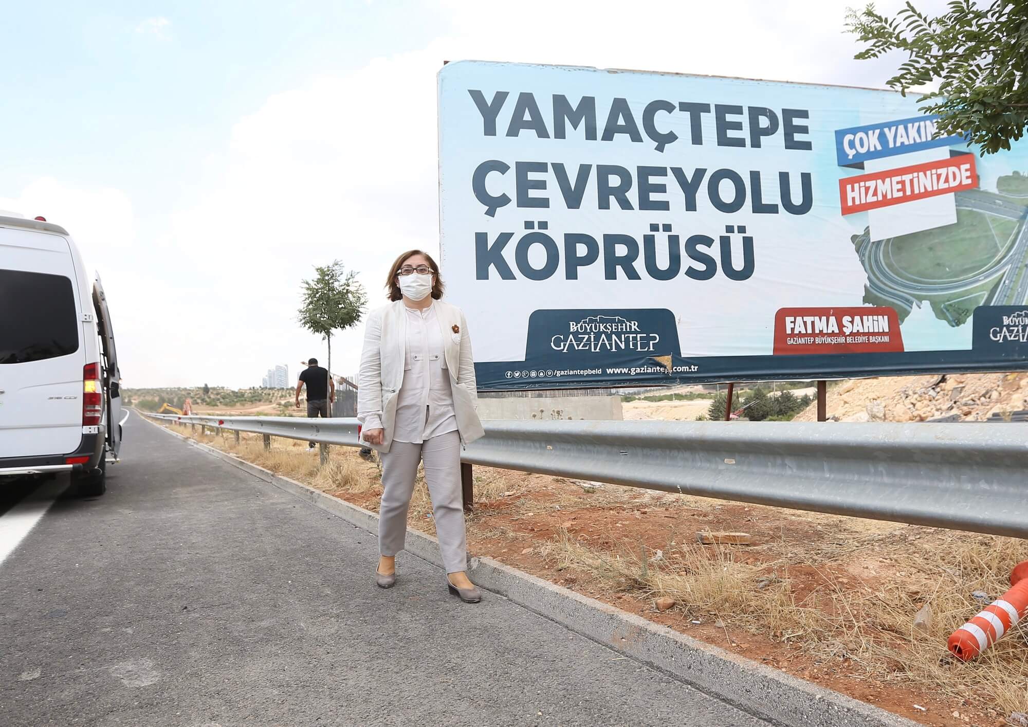Başkan Şahin, D400’de Devam Eden Çalışmaları İnceledi