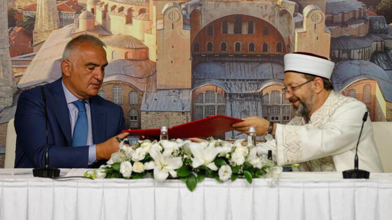 Ayasofya Camii protokolü imzalandı