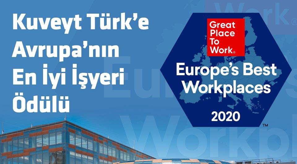 Kuveyt Türk Avrupa’nın en iyi işverenleri listesinde!