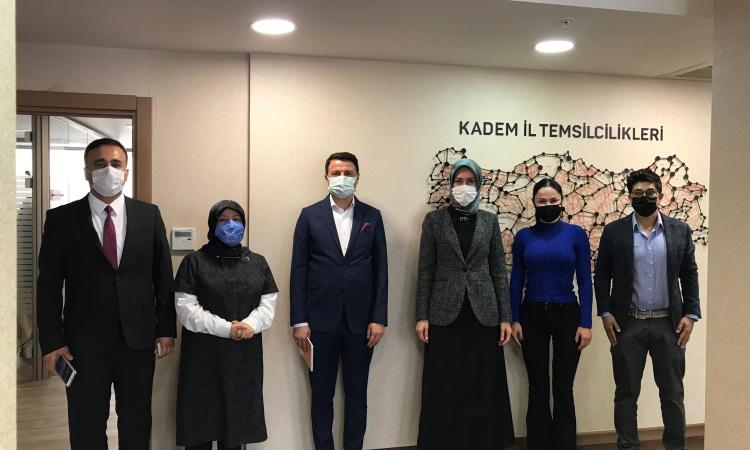 MÜSİAD Ayhan Özmekik KADEM’i Ziyaret Etti