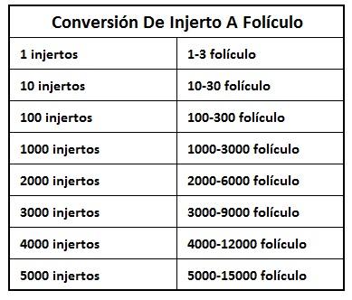 Cuántos pelos tiene un folículo