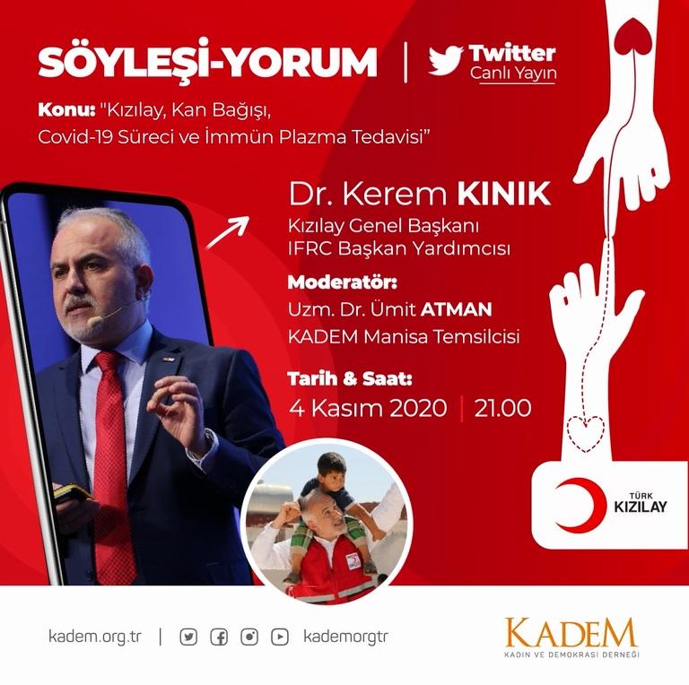 KADEM Söyleşi Yorum Konuğu Bu Hafta Kerem Kınık Konuk