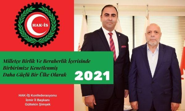 HAK-İŞ: Gültekin Şimşek’in Yeni Yıl Mesajı