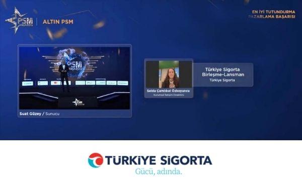 Türkiye Sigorta En İyi Tutundurma Ödülü aldı