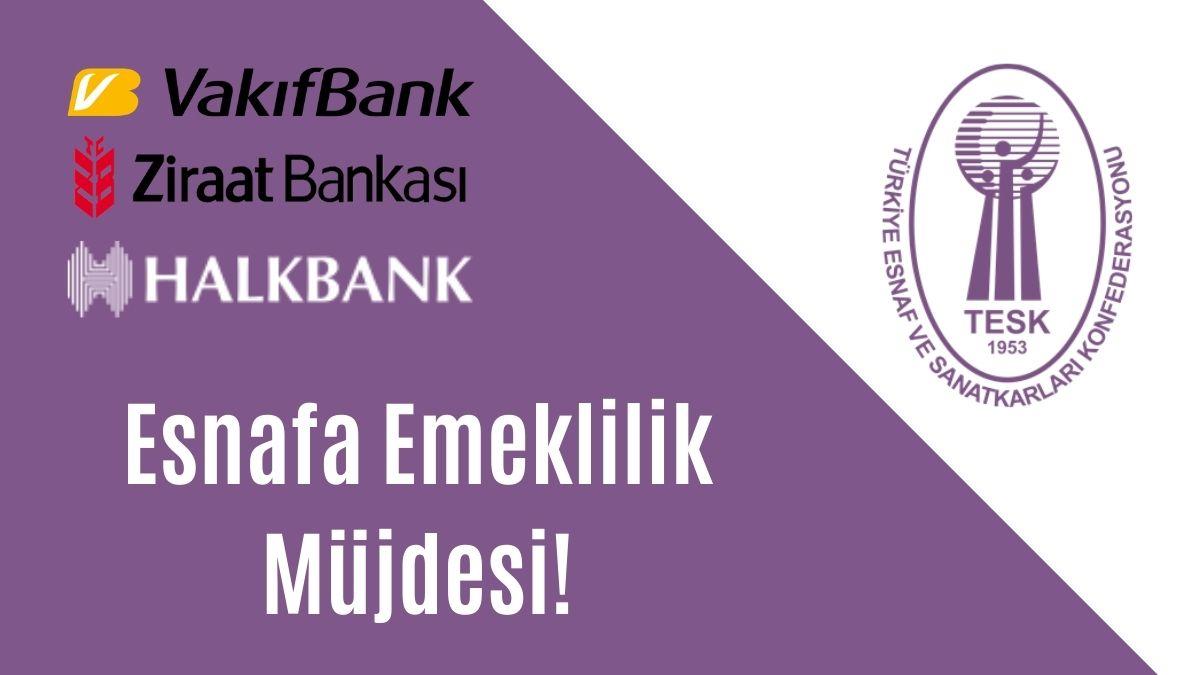 Esnafa Emeklilik Müjdesi