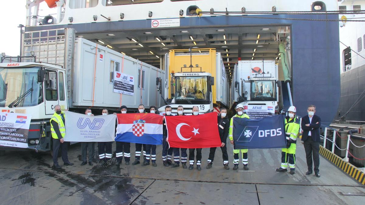 Hırvatistan’a Yardımlar Yola Çıktı