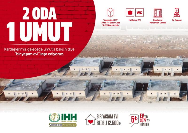2 Oda 1 Umut Bir Yaşam Evi İHH