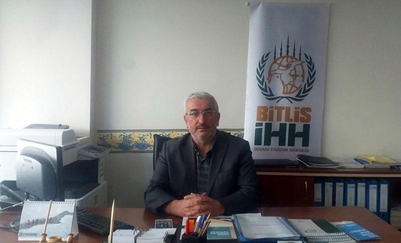 Bitlis İHH İnsani Yardım Derneği Başkanı Muzaffer Taşcan