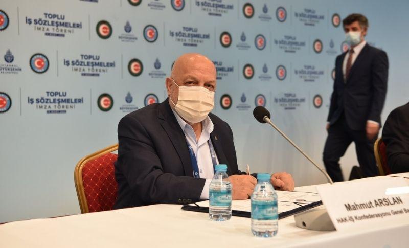 İstanbul'da İmzalar Atıldı HAK-İŞ Mahmut Arslan