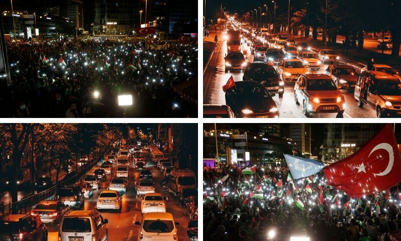 İHH Kudüs'e Umut Ol Konvoyu İle İstanbul Ayağa Kalktı