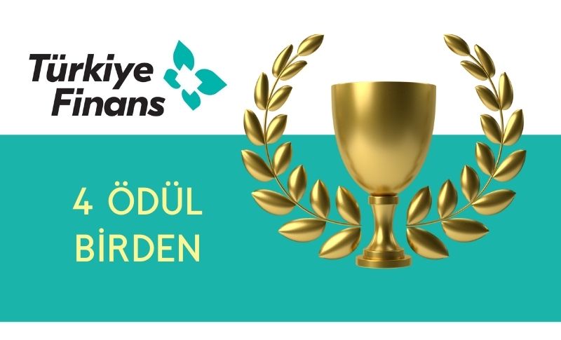 Türkiye Finans’a 4 Ödül Birden!