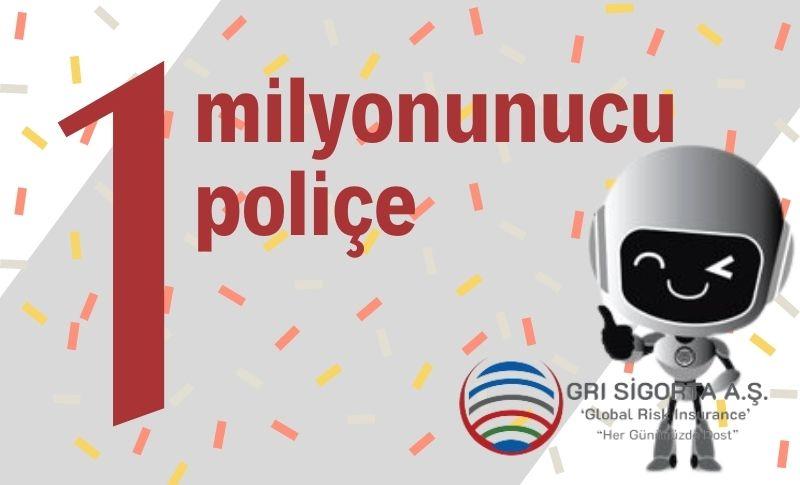 GRI Sigorta Bir Milyonuncu Poliçesini Kesti!