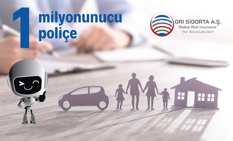 GRI Sigorta Bir Milyonuncu Poliçesini Kesti!