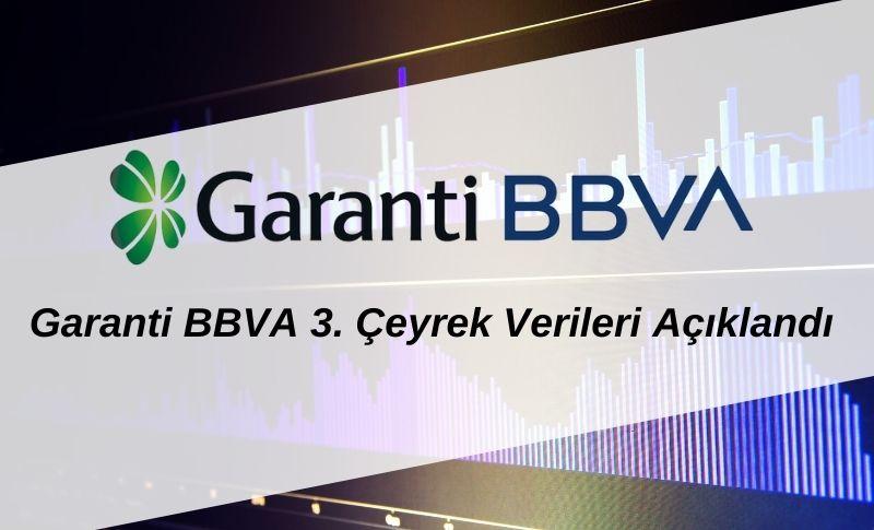 Garanti BBVA 3. Çeyrek Verileri Açıklandı