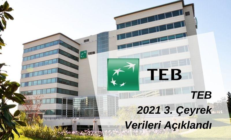 TEB 2021 3. Çeyrek Verileri Açıklandı