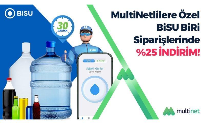 MultiNetlilere BiSU Yüzde 25 İndirimli
