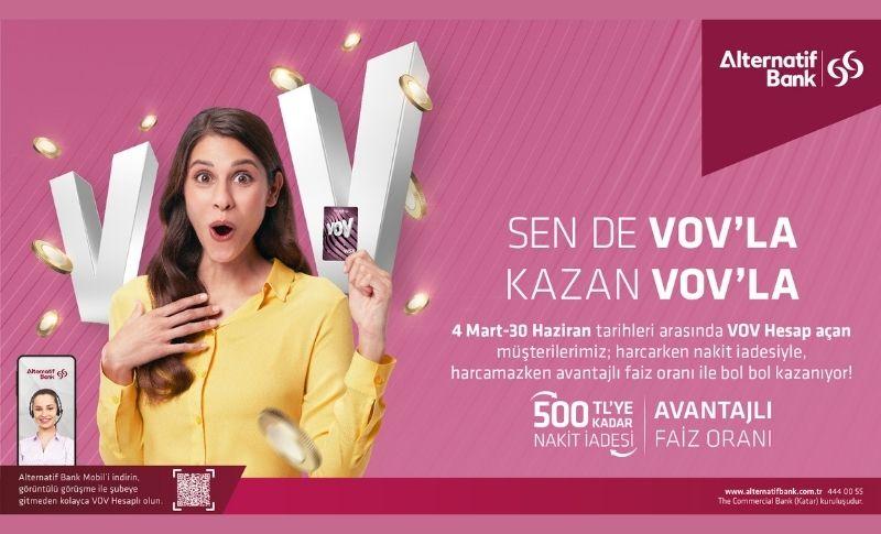 VOV Banka Kartı İle 500 TL İade Fırsatı!