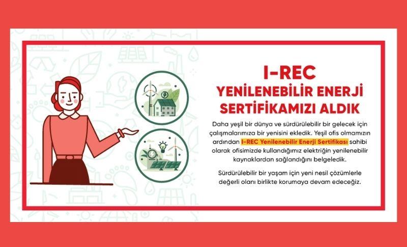 Aksigorta I-REC Yenilenebilir Enerji Sertifikası Aldı