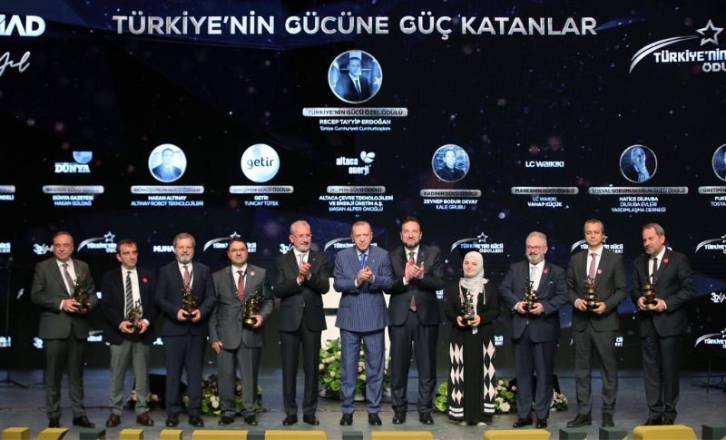 MÜSİAD Türkiye'nin Gücü Ödülleri Sahiplerini Buldu