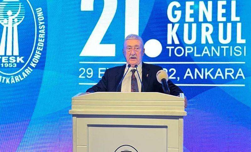 Bendevi Palandöken 4. Kez TESK Başkanı Seçildi