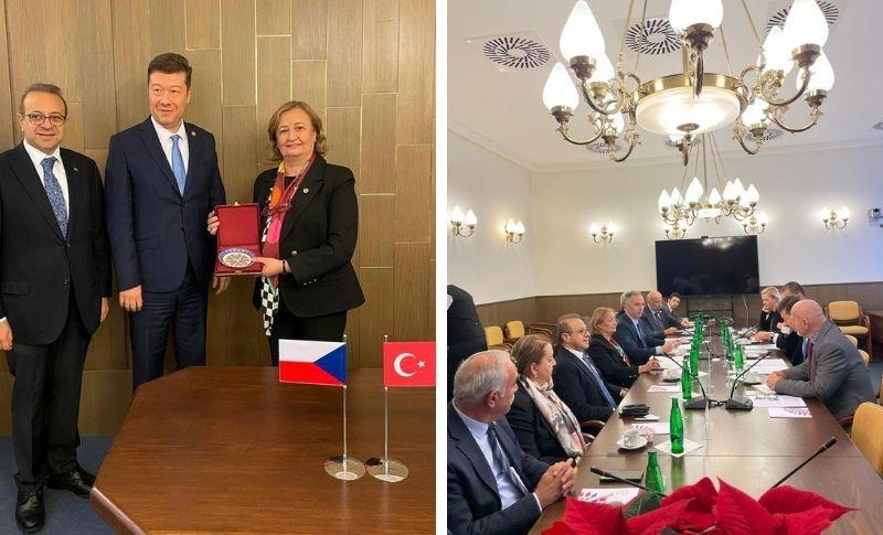 Egemen Bağış TBMM Heyetini Prag’da Ağırladı | 4 Aralık 2022