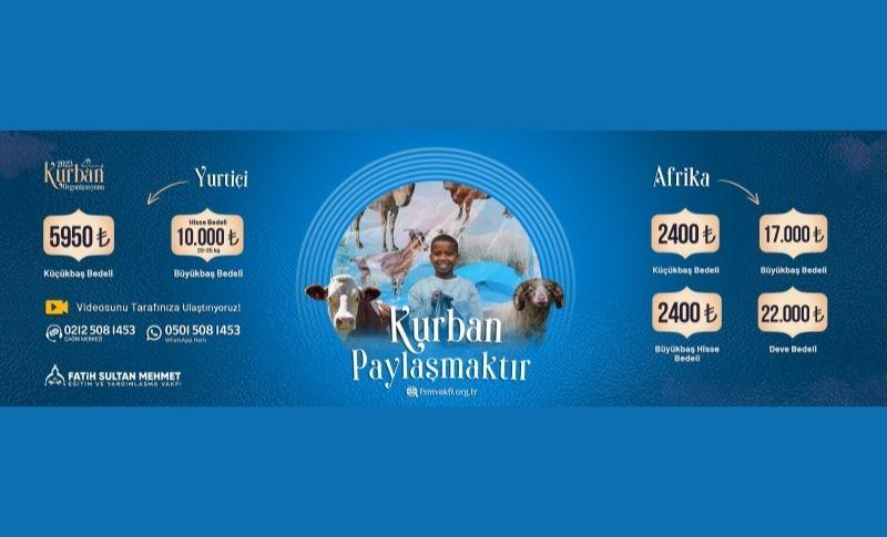 FSM Vakfı Kurban Bayramı Hazırlıklarını Tamamladı | 30 Mayıs 2023