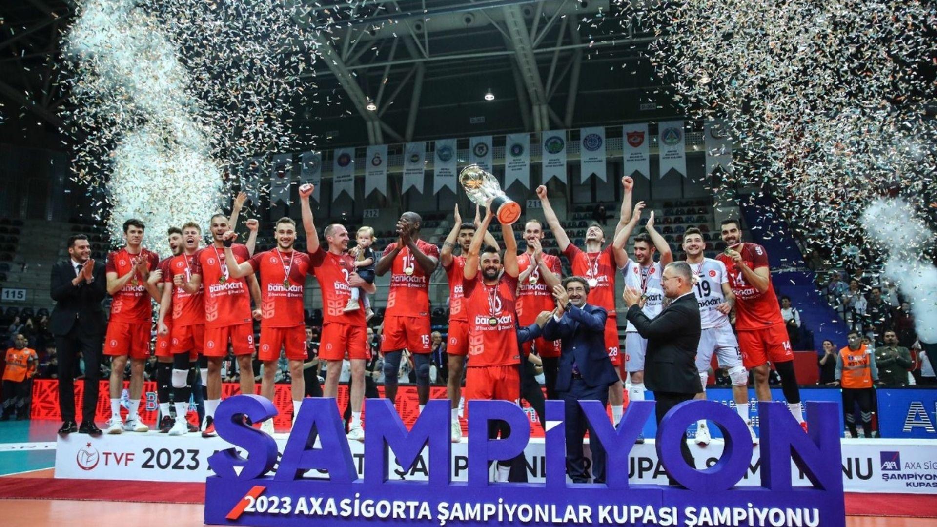 2023 Erkekler AXA Sigorta Şampiyonlar Kupası Şampiyonu Ziraat Bankkart Oldu