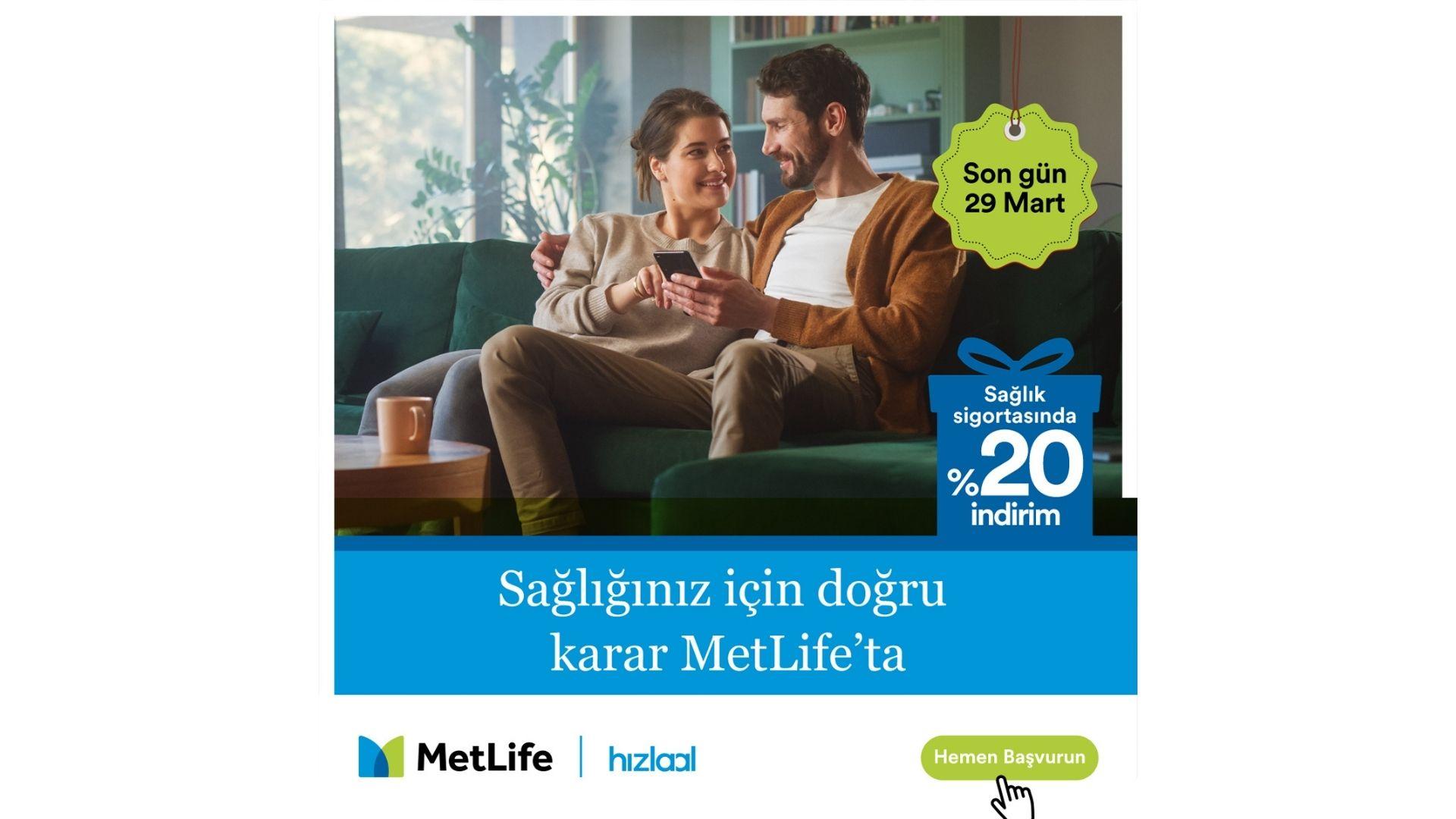 MetLife Hızlaal Dijital Platformundan, Tamamlayıcı Sağlık Sigortası’nda İndirim Fırsatı