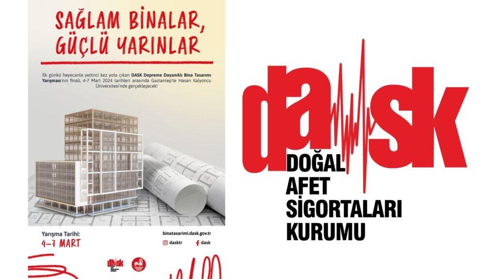 DASK Depreme Dayanıklı Bina Tasarımı Yarışması Finali 4-7 Mart Tarihleri Arasında Gaziantep Hasan Kalyosi’nde Gerçekleştirilecek