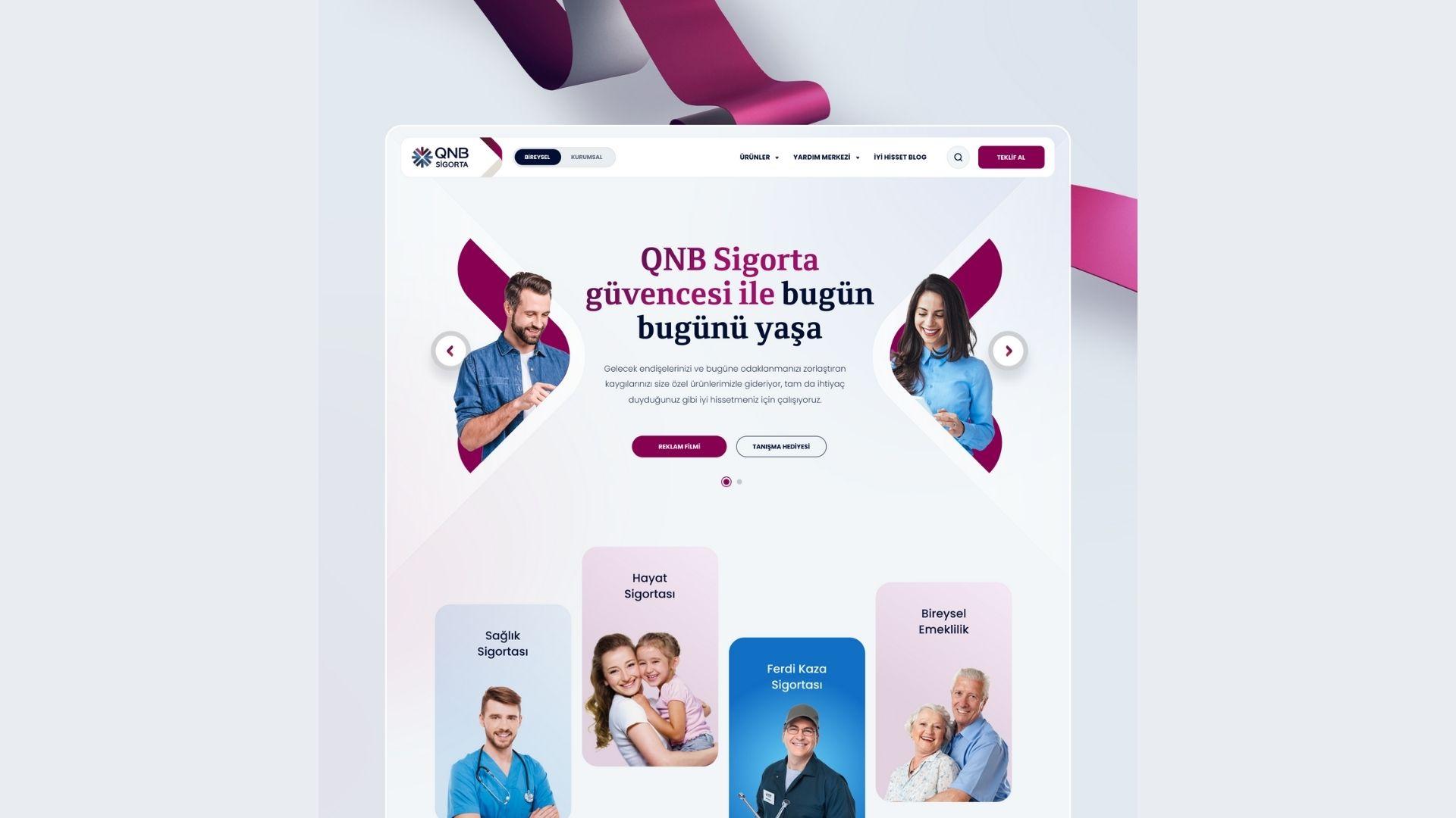 QNB Sigorta, Yenilenen Web Sitesiyle Daha Hızlı ve Pratik Sigortacılık Hizmeti Sunuyor