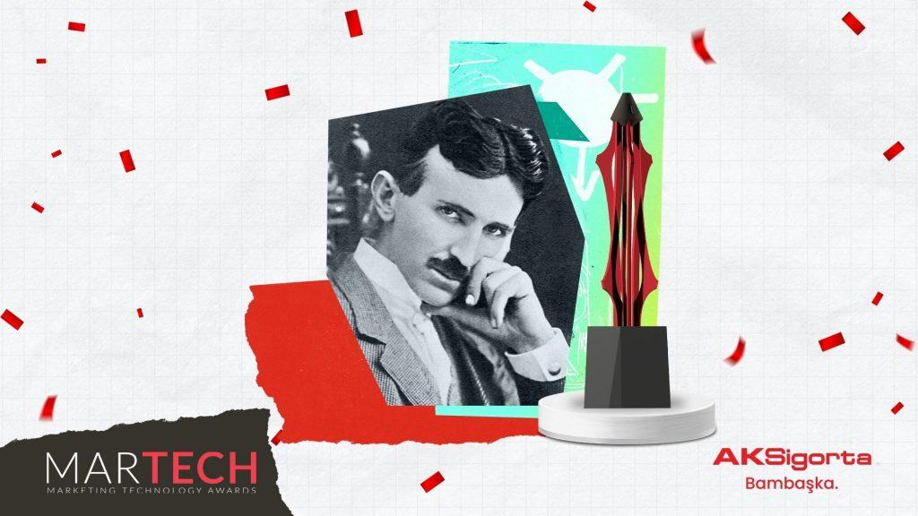 Nikola Tesla ile E-kasko Konuşan Aksigorta’ya Martech Awards’tan Ödül