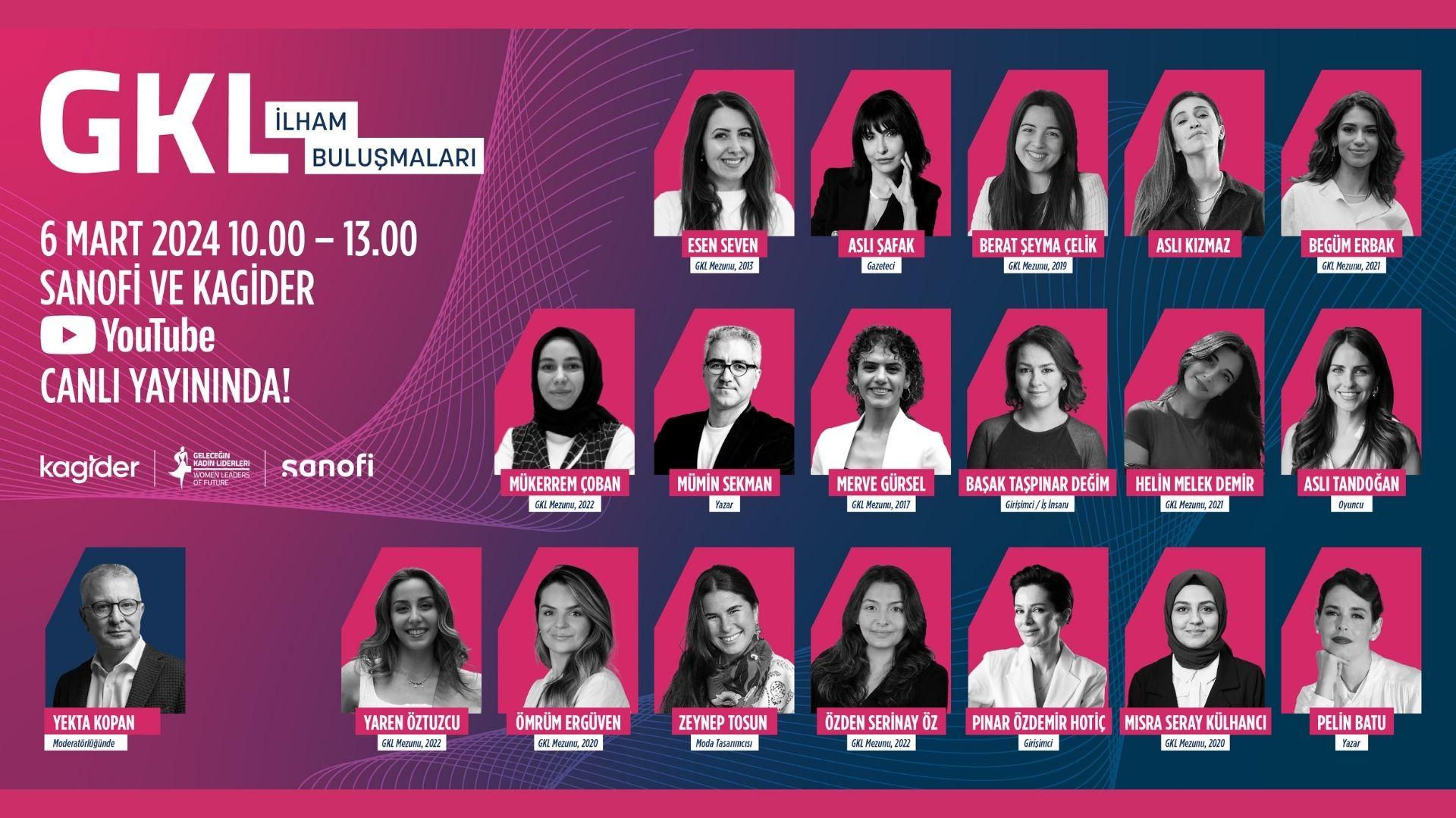 Geleceğin Kadın Liderleri Programı 14. Yılında ‘GKL İlham Buluşmaları’nı Hayata Geçiriyor
