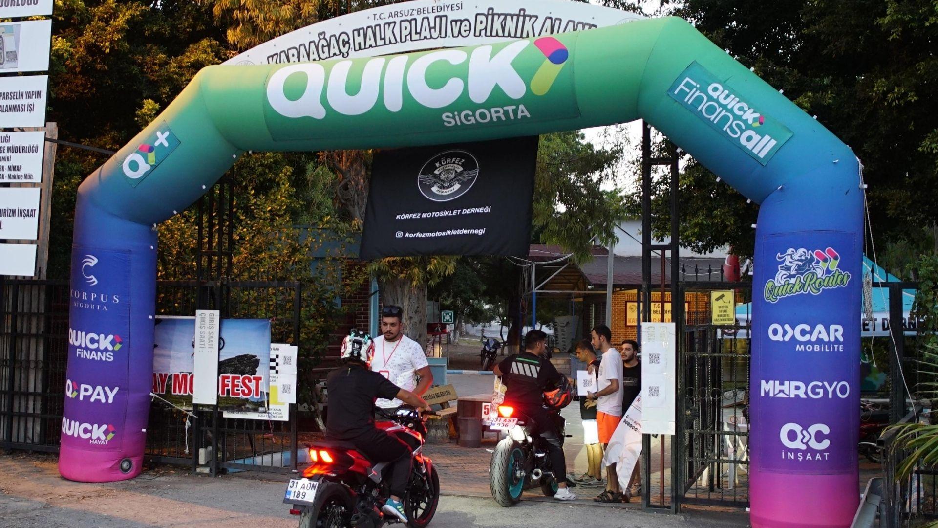 Quick Sigorta, Umudun ve Dayanışmanın Festivali Hatay Motofest’teydi