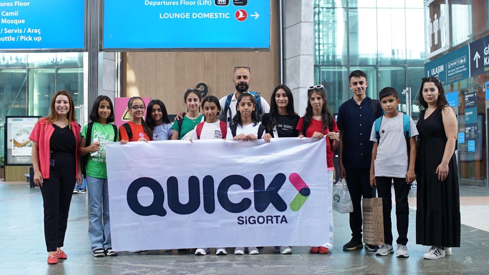 Quick Sigorta, Lice’li Öğrencileri İstanbul’da Ağırladı