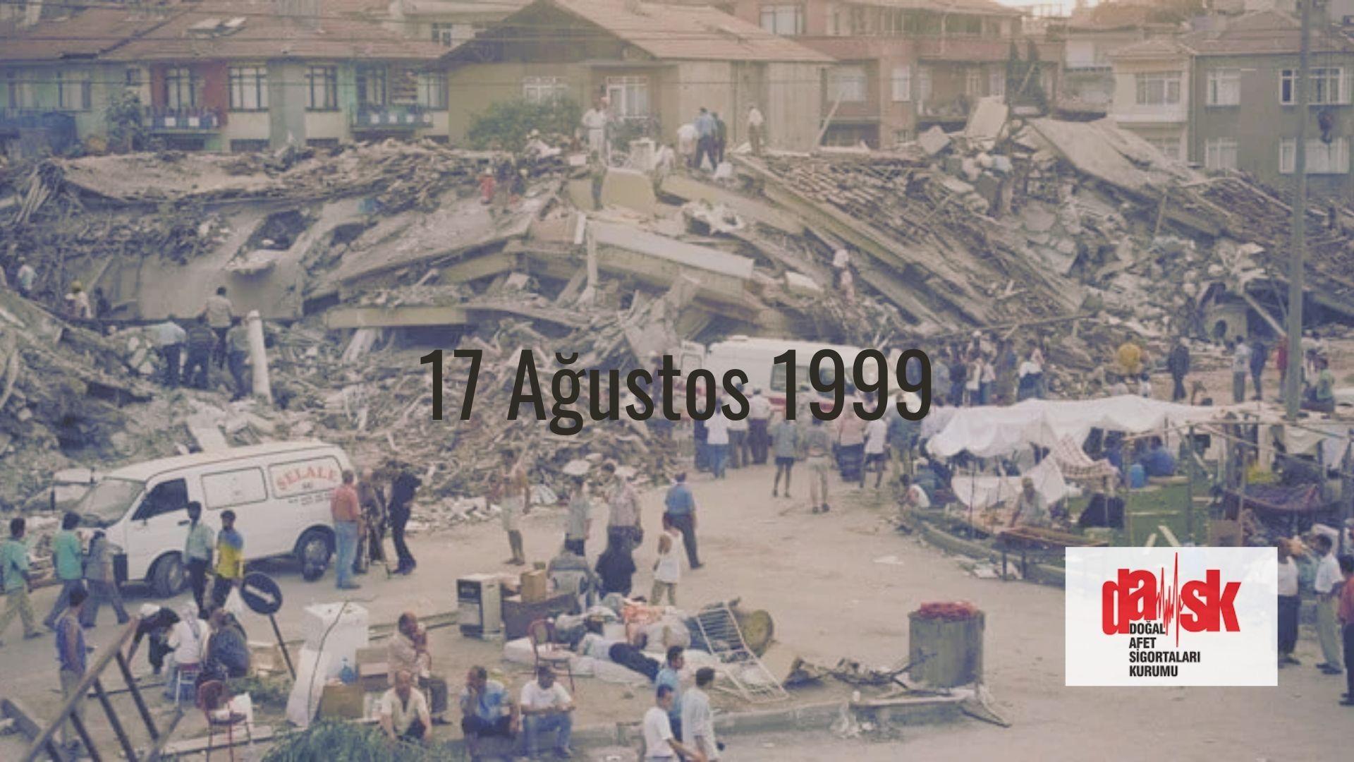 DASK: 17 Ağustos’un 25. Yıl Dönümünde, Depremde Kaybettiğimiz Vatandaşlarımızın Aziz Hatırasını Saygıyla Anıyoruz