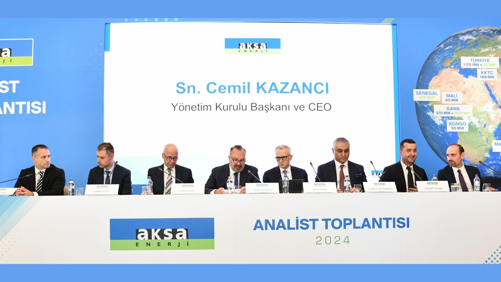 Aksa Enerji Yıllık Analist Toplantısı Gerçekleşti