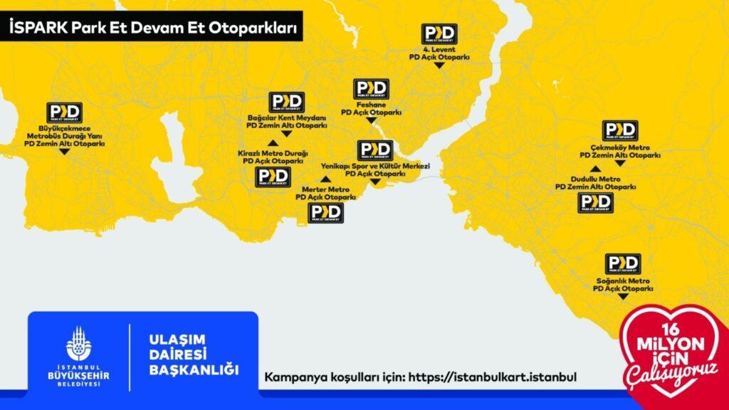 İstanbul’da Park Et Devam Et Dönemi: ‘Park Et Devam Et’ Otopark Sayısı 10’a Ulaştı | 21 Eylül 2024