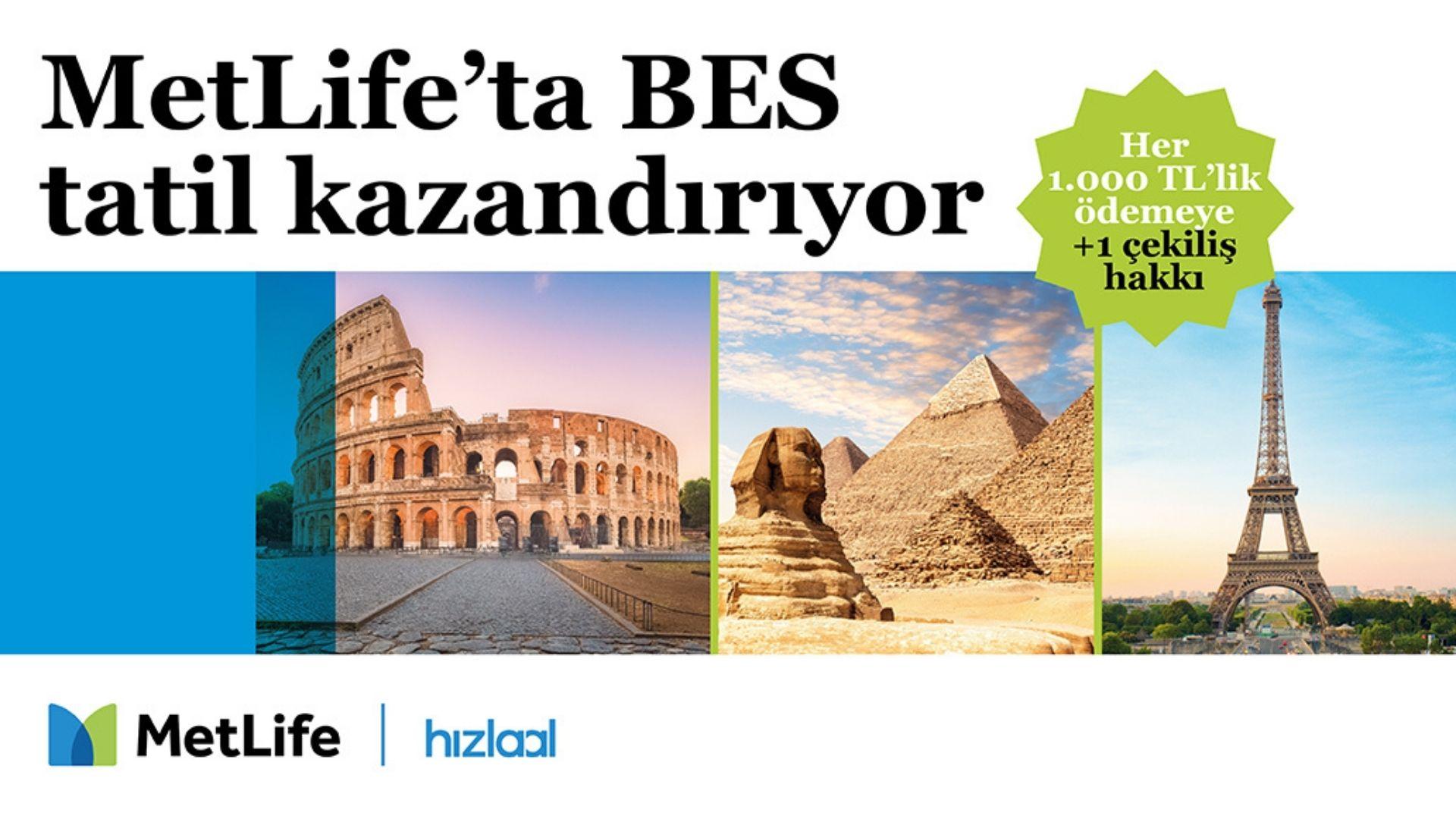 Metlife Bireysel Emeklilik Sözleşmelerine Yapılan Her 1.000 TL Katkı Payı Ödemesi Jolly Tur’dan 50.000 TL’lik Tatil Çeki Için Çekiliş Hakkı Kazandırıyor