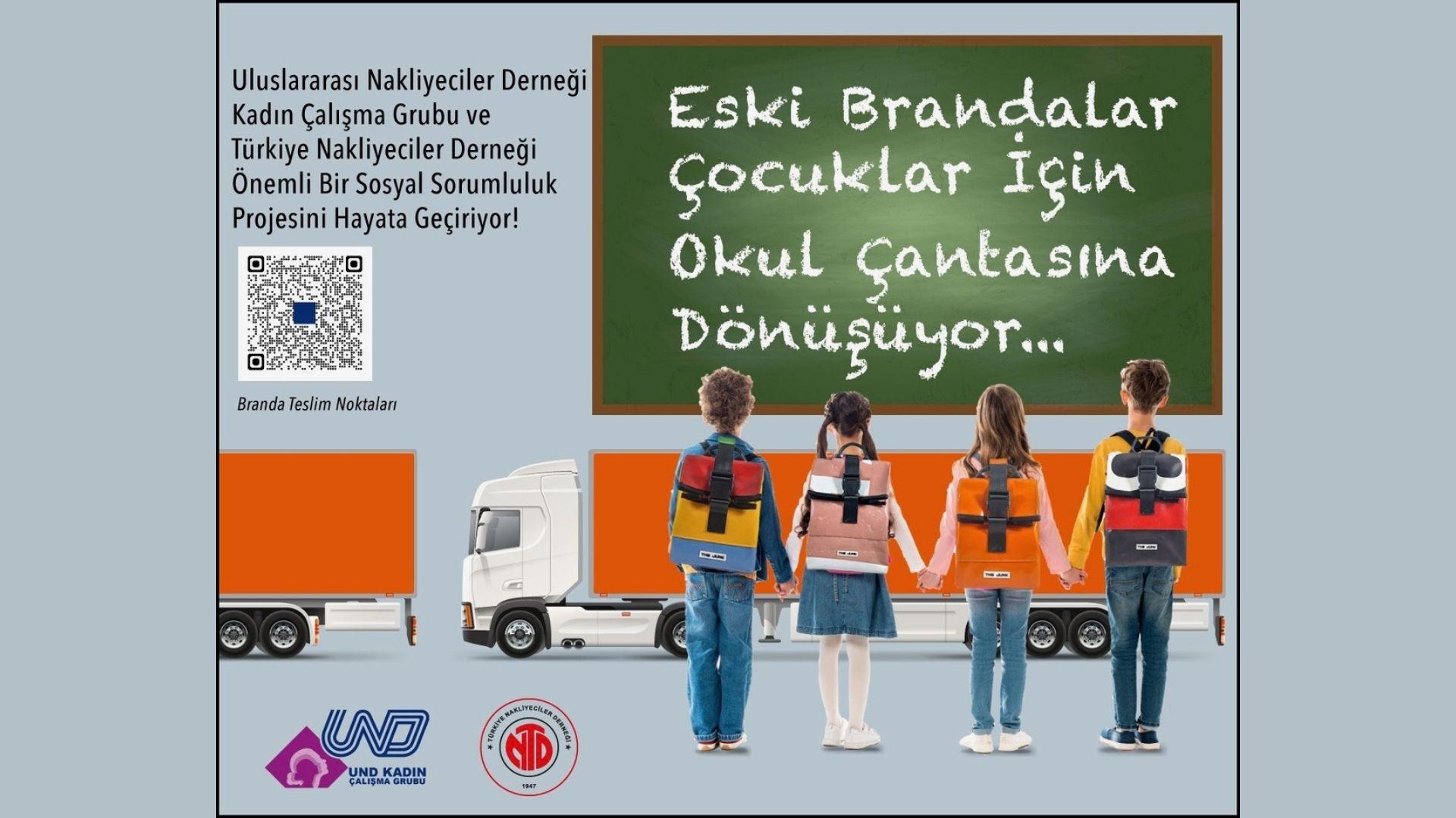 Eski Brandalar Çocuklar İçin Okul Çantasına Dönüşüyor