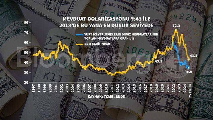 Döviz Mevduatlarında Düşüş Devam Ediyor