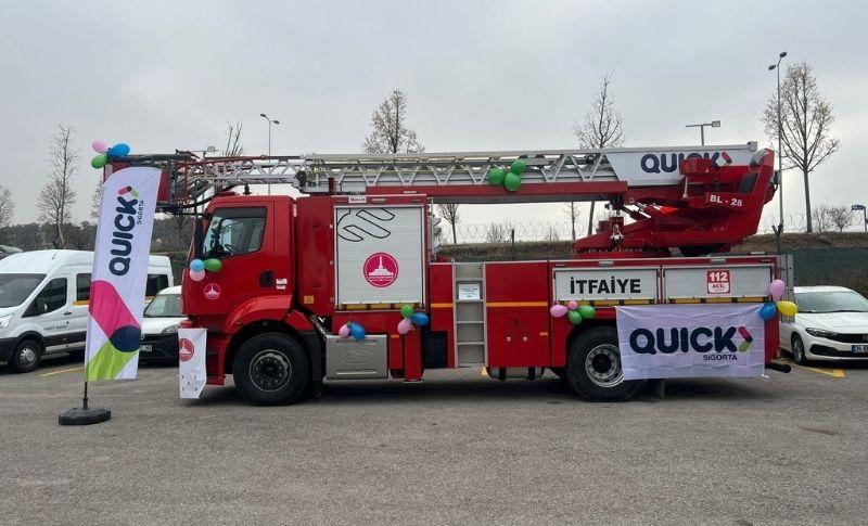 Quick Sigorta’dan Koyulhisar’a İtfaiye Aracı Bağışı