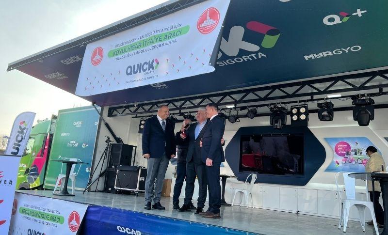 Quick Sigorta’dan Koyulhisar’a İtfaiye Aracı Bağışı | 3 Aralık 2024