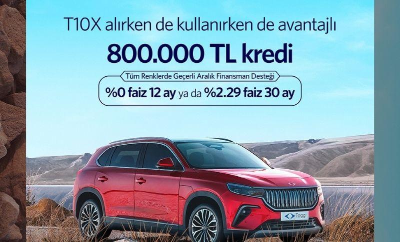Togg T10X’te Yılın Son Kampanyası