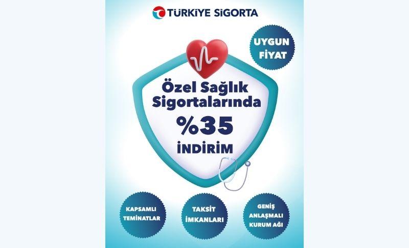Türkiye Sigorta’dan Yüzde 35 İndirimli Özel Sağlık Sigortası