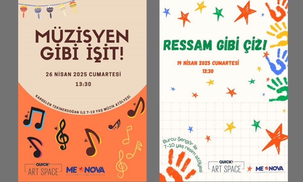 Quick Art Space’ten 23 Nisan’a Özel Çocuk Atölyeleri