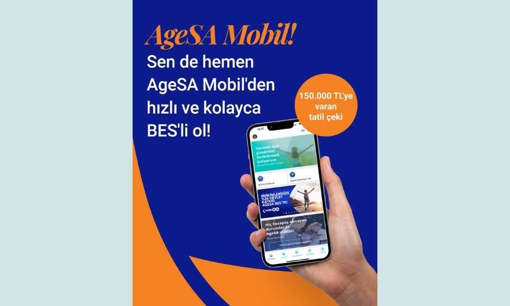 AgeSA Mobil Uygulamasından BES Satışı Başladı