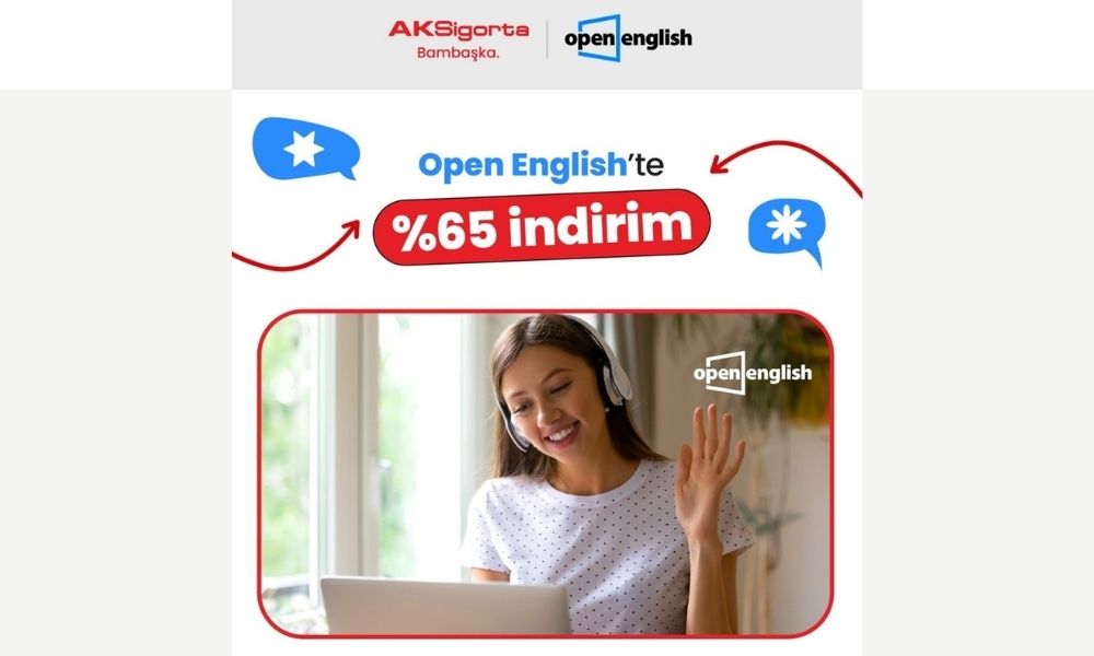 Aksigorta Open English İş Birliğiyle İndirim Fırsatı