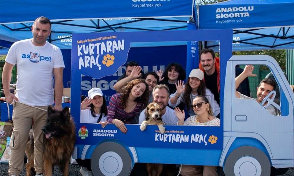 Anadolu Sigorta, Kurtaran Araç ile Hayvanlara Destek Oluyor | 6 Ekim 2025