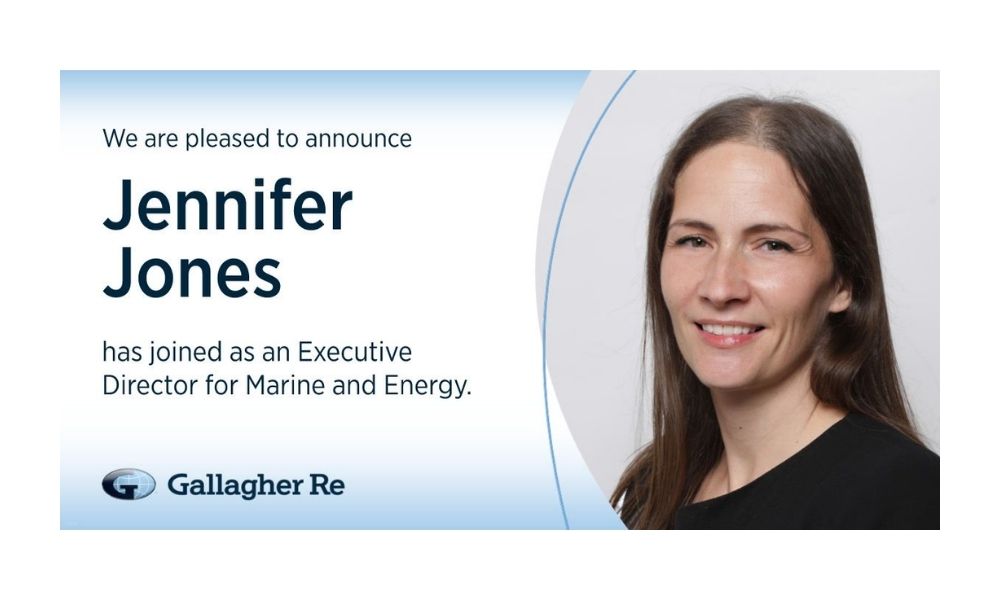 Jennifer Jones, Gallagher Re’ye Katıldı