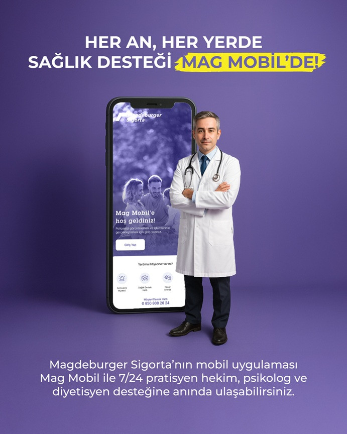 Magdeburger Sigorta’dan 7/24 Uzaktan Sağlık Hizmeti 2 Magdeburger Sigorta’dan 7/24 Uzaktan Sağlık Hizmeti | 28 Ekim 2025